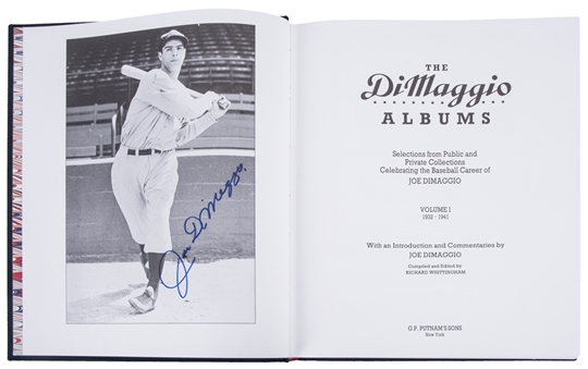 "The DiMaggio Albums" Signed By Joe DiMaggio (Beckett)